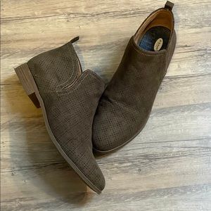 Dr Scholls olive green booties